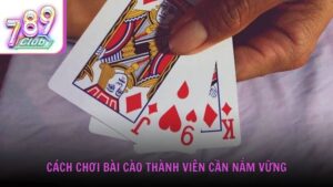 Cách chơi bài cào thành viên cần nắm vững